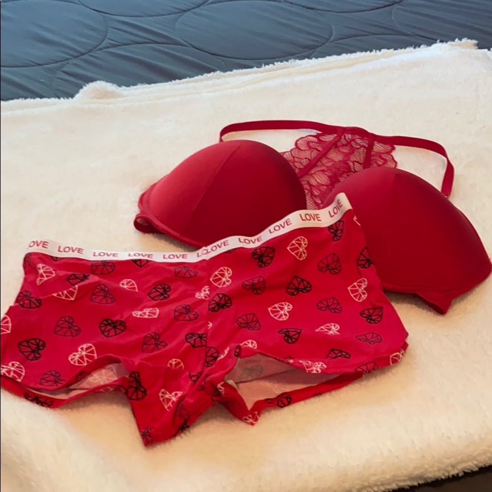 Mixed bra, pantie